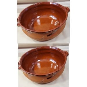COPY - 2 Clay pots handmade by Mexican Artisans